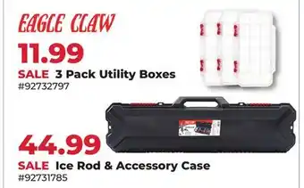Runnings Eagle Claw 3 Pack Utility Boxes offer