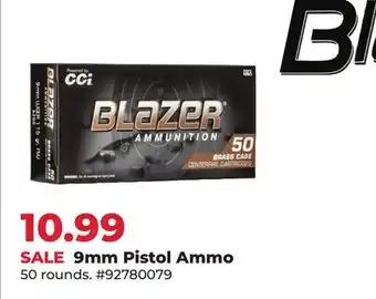 Runnings Blazer 9mm Pistol Ammo offer
