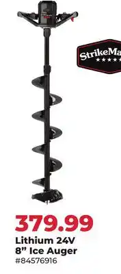 Runnings Strike Master Lithium 24V 8 Ice Auger offer
