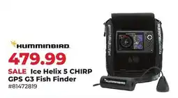 Runnings Humminbird Ice Helix 5 CHIRP GPS G3 Fish Finder offer