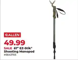 Runnings Allen 61 EZ-Stik Shooting Monopod offer