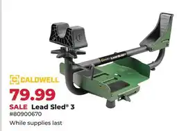 Runnings Caldwell Lead Sled 3 offer