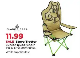 Runnings Steve Trotter Junior Quad Chair offer