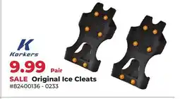 Runnings Korkers Original Ice Cleats offer