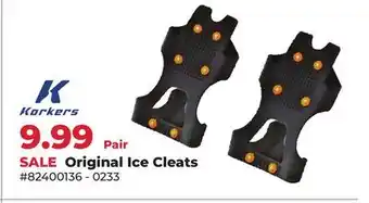 Runnings Korkers Original Ice Cleats offer