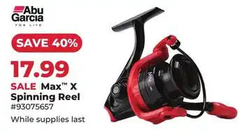 Runnings Abu Garcia Max X Spinning Reel offer