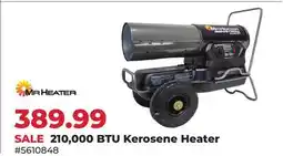 Runnings 210, 000 BTU Kerosene Heater offer