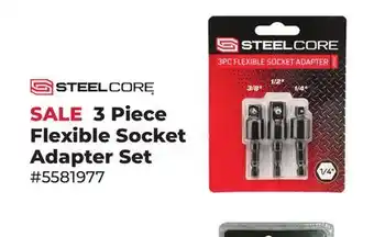 Runnings 3 Piece Flexible Socket Adapter Set offer