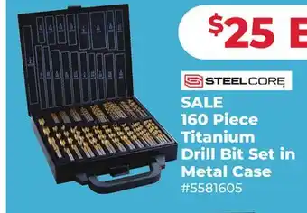 Runnings 160 Piece Titanium Drill Bit Set in Metal Case offer