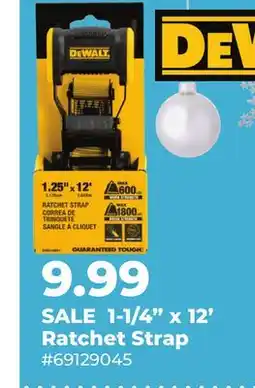 Runnings DEWALT 1-1/4 x 12' Ratchet Strap offer