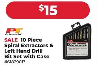 Runnings 10 Piece Spiral Extractors & Left Hand Drill Bit Set with Case offer