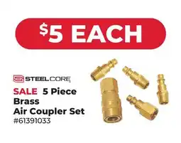 Runnings 5 Piece Brass Air Coupler Set offer