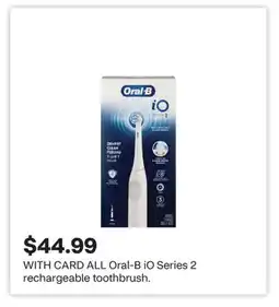 CVS ALL Oral-B iO Series 2 rechargeable toothbrush offer