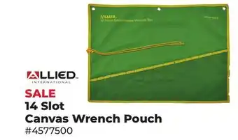 Runnings 14 Slot Canvas Wrench Pouch offer