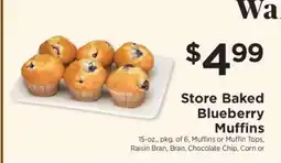 ShopRite Store Baked Blueberry Muffins offer