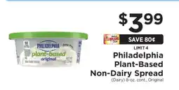 ShopRite Philadelphia Plant-Based Non-Dairy Spread offer