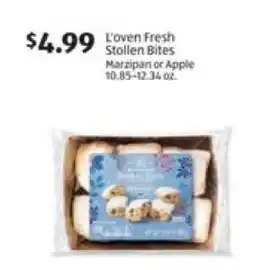 Aldi L'oven Fresh Stollen Bites offer