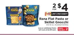 ShopRite Rana Flat Pasta or Skillet Gnocchi offer