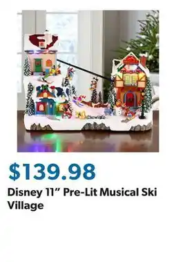 Sam's Club Disney 11 Pre-Lit Musical Ski Village offer