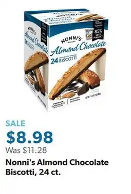 Sam's Club Nonni's Almond Chocolate Biscotti, 24 ct offer