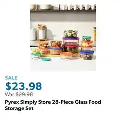 Sam's Club Pyrex Simply Store 28-Piece Glass Food Storage Set offer