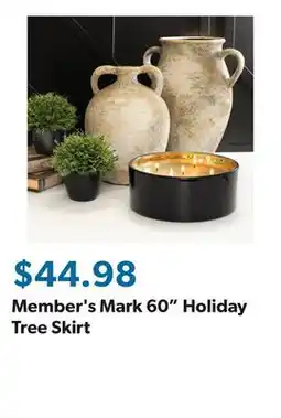 Sam's Club Member's Mark 60 Holiday Tree Skirt offer