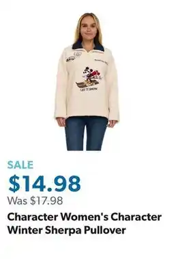 Sam's Club Character Women's Character Winter Sherpa Pullover offer