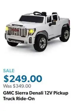 Sam's Club GMC Sierra Denali 12V Pickup Truck Ride-On offer