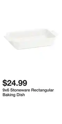 TJ Maxx 9x6 Stoneware Rectangular Baking Dish offer