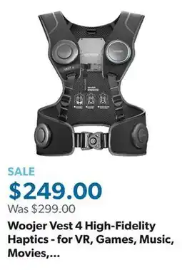 Sam's Club Woojer Vest 4 High-Fidelity Haptics - for VR, Games, Music, Movies, and Wellness offer