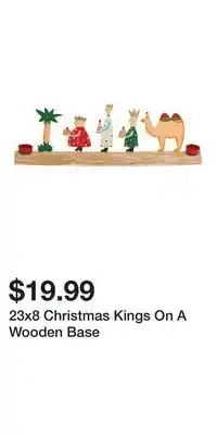 TJ Maxx 23x8 Christmas Kings On A Wooden Base offer