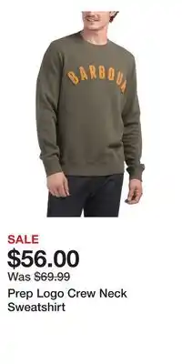 TJ Maxx Prep Logo Crew Neck Sweatshirt offer