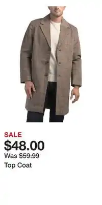 TJ Maxx Top Coat offer