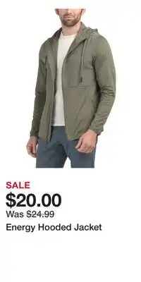 TJ Maxx Energy Hooded Jacket offer