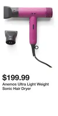 TJ Maxx Anemos Ultra Light Weight Sonic Hair Dryer offer