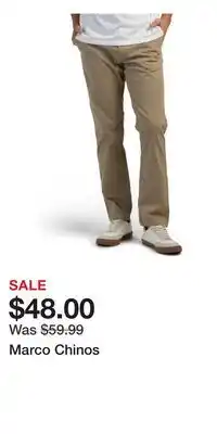 TJ Maxx Marco Chinos offer