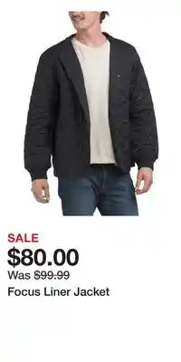 TJ Maxx Focus Liner Jacket offer