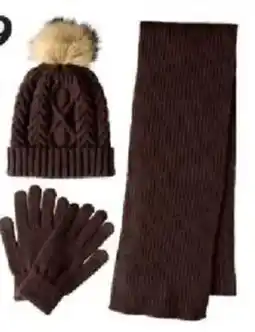 Aldi Serra Hat, Glove and Scarf Set offer