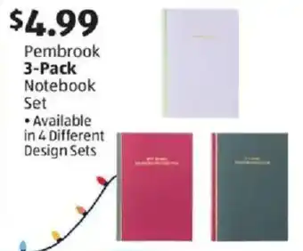 Pembrook 3-Pack Notebook Set