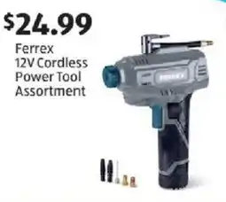 Aldi Ferrex 12V Cordless Power Tool Assortment offer