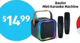 Aldi Bauhn Mini Karaoke Machine offer