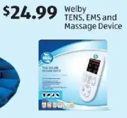 Aldi Welby TENS, EMS and Massage Device offer