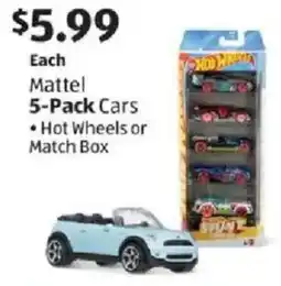 Aldi Mattel Cars offer