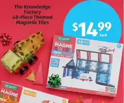 Aldi The Knowledge Factory Themed Magnetic Tiles offer