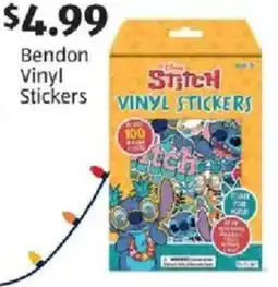 Aldi Bendon Vinyl Stickers offer