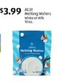 Aldi ALDI melting wafers white or milk offer