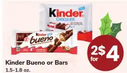 ACME Kinder Bueno or Bars offer