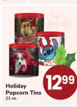 ACME Holiday Popcorn Tins offer