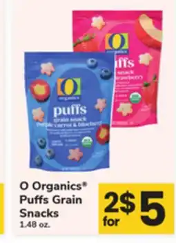 ACME O Organics Puffs Grain Snacks offer