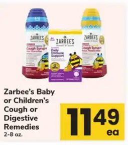 ACME Zarbee's Baby or Children's Cough or Digestive Remedies offer